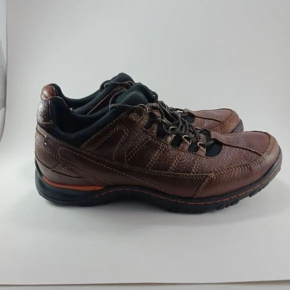 Nunn Bush Men's 11M Brown Leather Oxford Utility Shoe. Rubber Soles.............