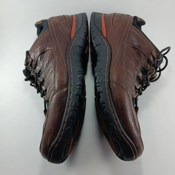 Nunn Bush Men's 11M Brown Leather Oxford Utility Shoe. Rubber Soles.............