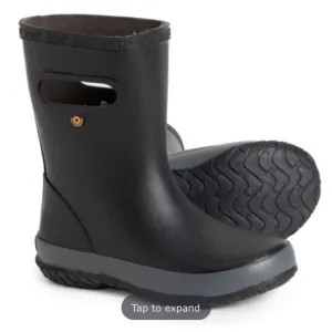 NWB Bogs Footwear Boys Skipper Solid Rain Boots Waterproof  size 13 kids 1491