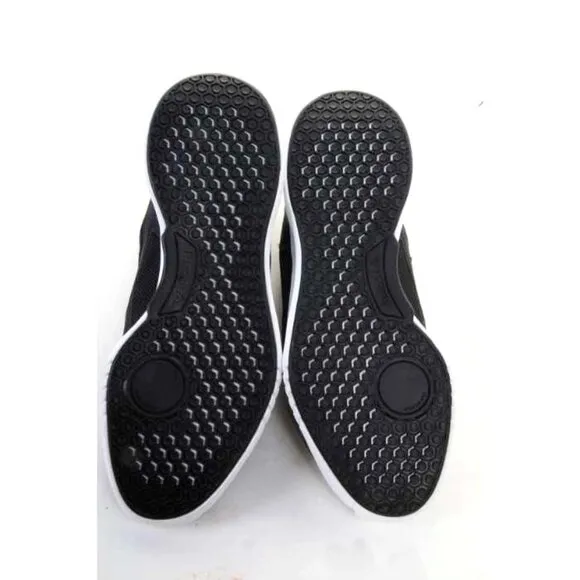 NWOB Reebok sneakers shoes fabric black lace up womens sz 8.5