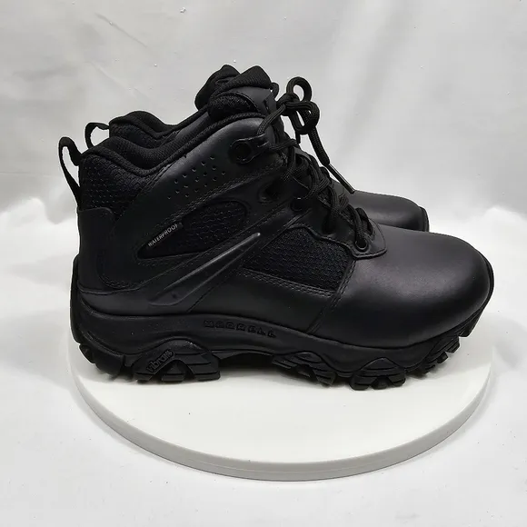 NWOT Merrell Moab 3 Response Mid Tactical Waterproof Boots Leather Black 5.5