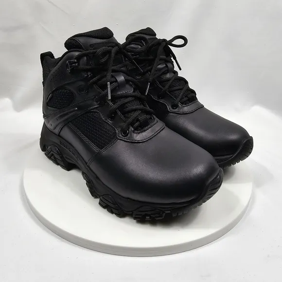 NWOT Merrell Moab 3 Response Mid Tactical Waterproof Boots Leather Black 5.5