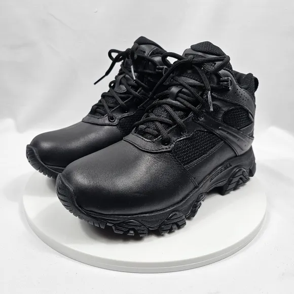 NWOT Merrell Moab 3 Response Mid Tactical Waterproof Boots Leather Black 5.5