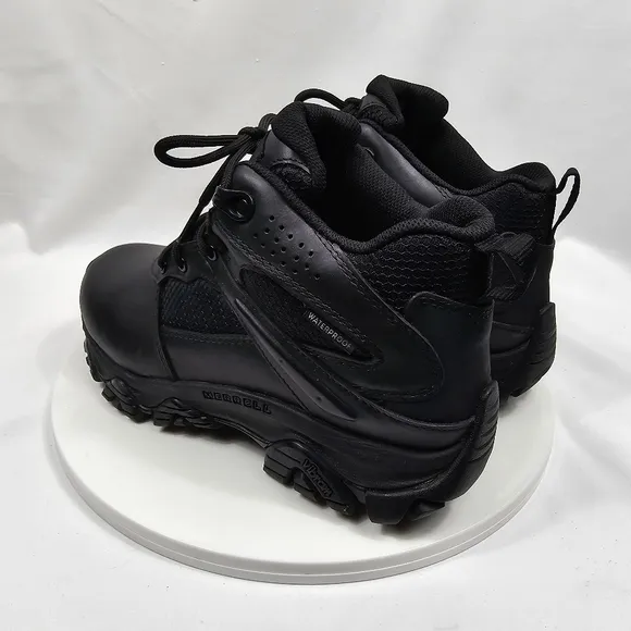 NWOT Merrell Moab 3 Response Mid Tactical Waterproof Boots Leather Black 5.5