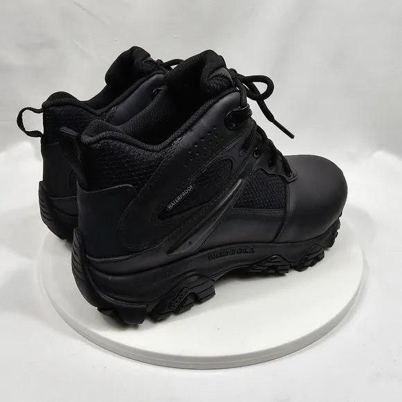 NWOT Merrell Moab 3 Response Mid Tactical Waterproof Boots Leather Black 5.5