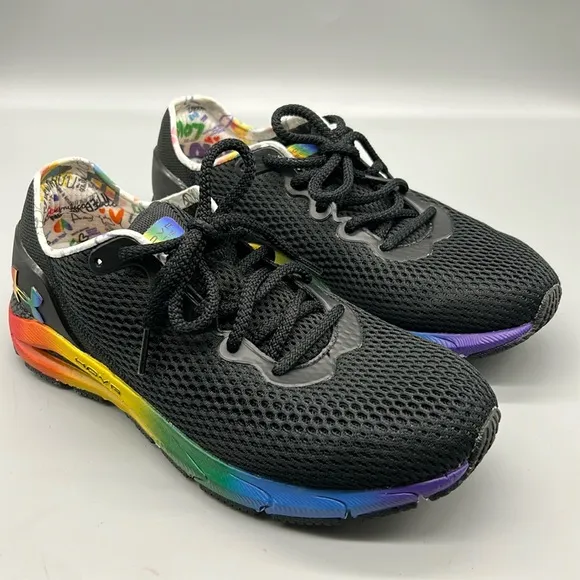 NWOT Under Armour HOVR Sonic 4 Running Shoes Pride Edition