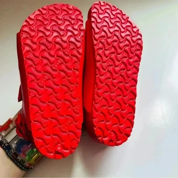 NWOT Birkenstock Milano Eva - Red