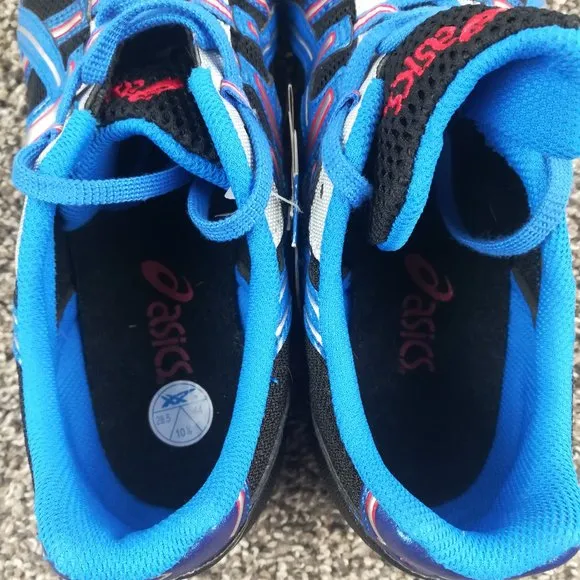 NWT ASICS Gel Dirt Dog Running Shoes XC Blue Mens Size 10.5