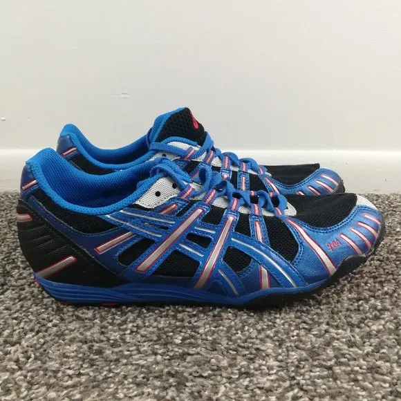 NWT ASICS Gel Dirt Dog Running Shoes XC Blue Mens Size 10.5