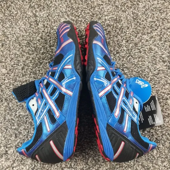 NWT ASICS Gel Dirt Dog Running Shoes XC Blue Mens Size 10.5