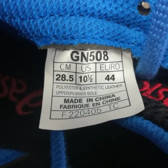 NWT ASICS Gel Dirt Dog Running Shoes XC Blue Mens Size 10.5