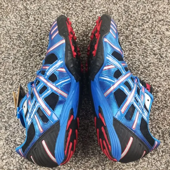 NWT ASICS Gel Dirt Dog Running Shoes XC Blue Mens Size 10.5