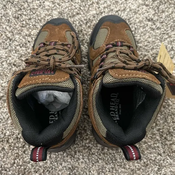 NWT Boy’s Youth Red Head Brand Zipline Waterproof Hiking Boots Size 13