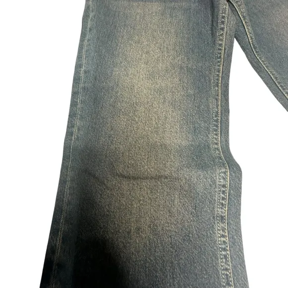 NWT FP We The Free Maggie MidRise Crop Straight Jeans in Back Alley Blue 25