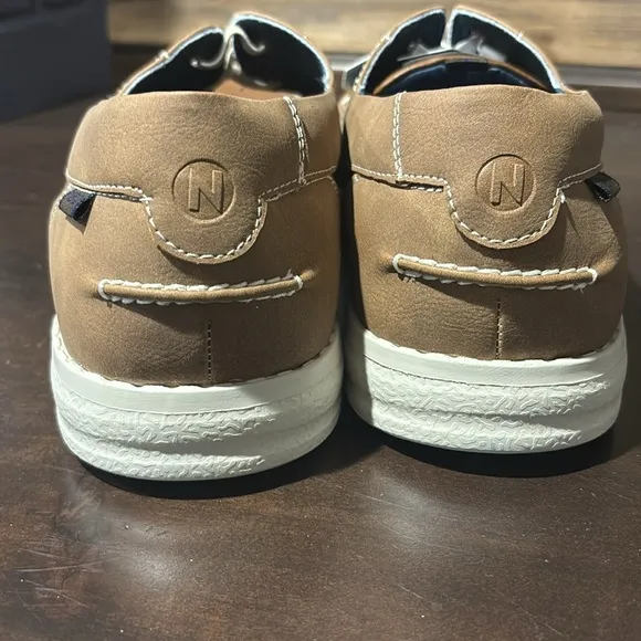 NWT New Nunn Bush   Bloom Foam Khaki Conway Boat Casual Shoes Size 14