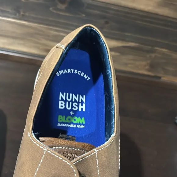 NWT New Nunn Bush   Bloom Foam Khaki Conway Boat Casual Shoes Size 14