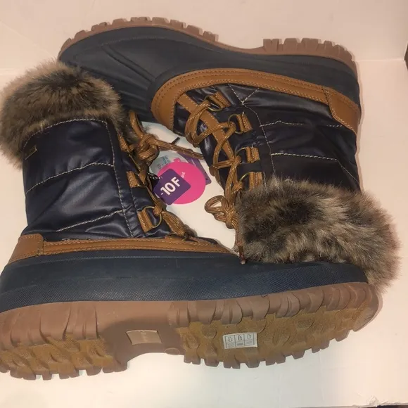 NWT Skechers Faux Fur Windom Winter Waterproof Boots