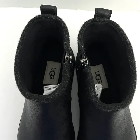 NWT | UGGS | Leather | Moto | Zip Boots