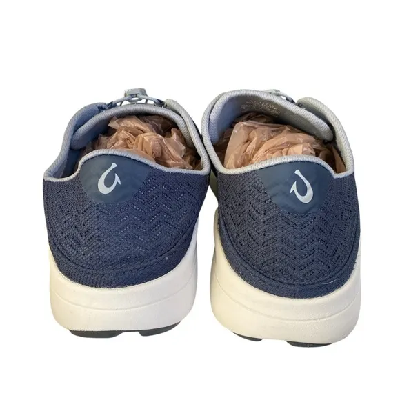 Olukai Inana Blue Gray Summer Surf Boardwalk Shoes Sneakers Mens 10