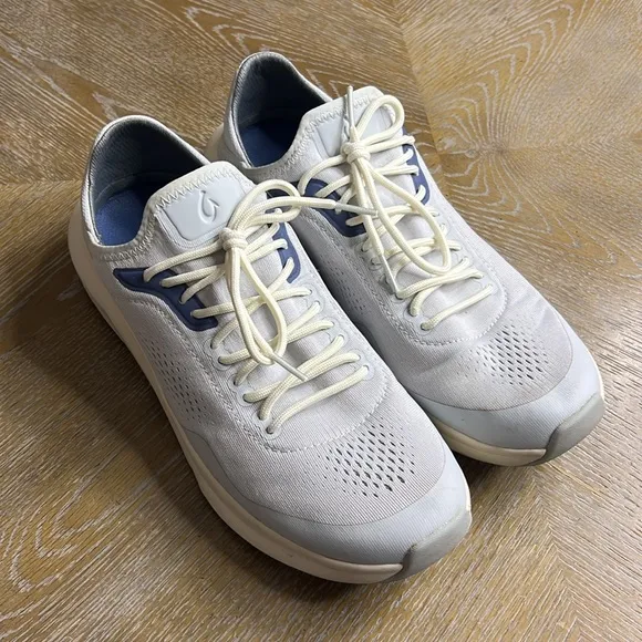 OLUKAI Kāholo Men’s Blue Vapor Breathable Athletic Shoes 43