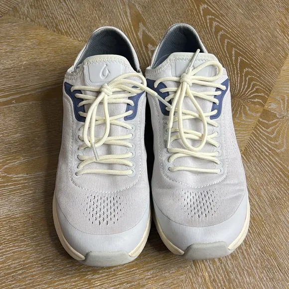 OLUKAI Kāholo Men’s Blue Vapor Breathable Athletic Shoes 43