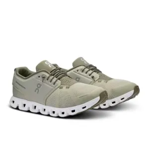 On Cloud 5 59.97771 Sneakers Men's Chalk Grove Low Top Running Shoes FZP404