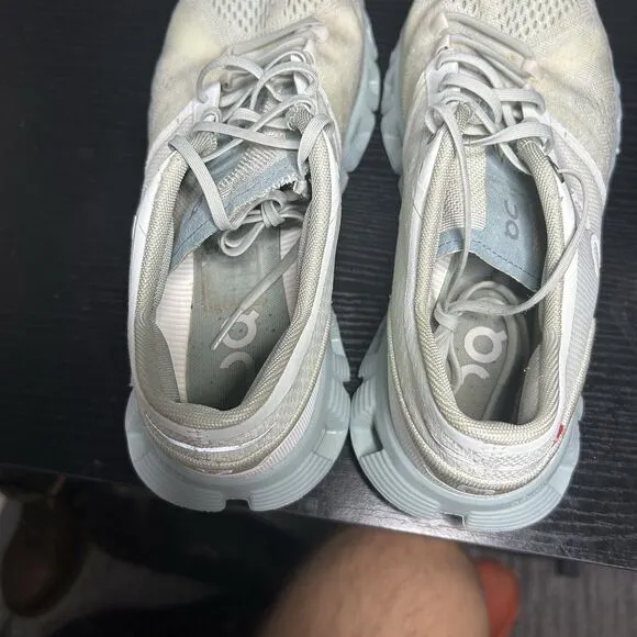 On Cloud 5 Womens Size 8.5 Running Shoes Sneakers White Blue