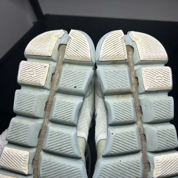 On Cloud 5 Womens Size 8.5 Running Shoes Sneakers White Blue