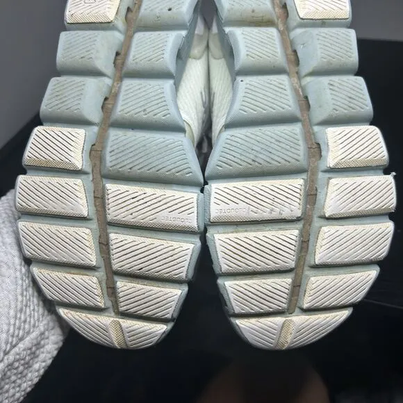 On Cloud 5 Womens Size 8.5 Running Shoes Sneakers White Blue