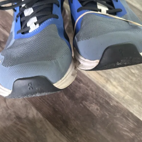 On Cloud Cloudrunner Blue Lace Up Running Shoes Sneakers Mens Size 14 *Logo