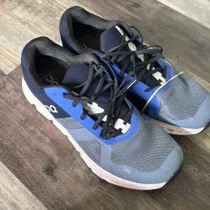 On Cloud Cloudrunner Blue Lace Up Running Shoes Sneakers Mens Size 14 *Logo