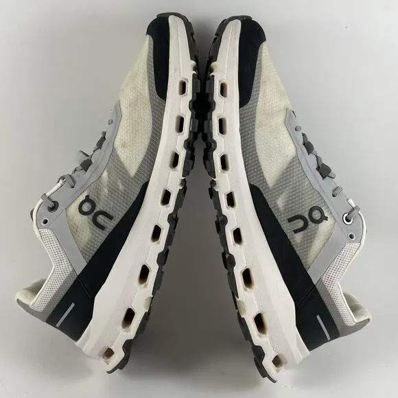 On Cloud Cloudvista Running Shoes Womens 9 White Gray Frost Athletic Sneaker