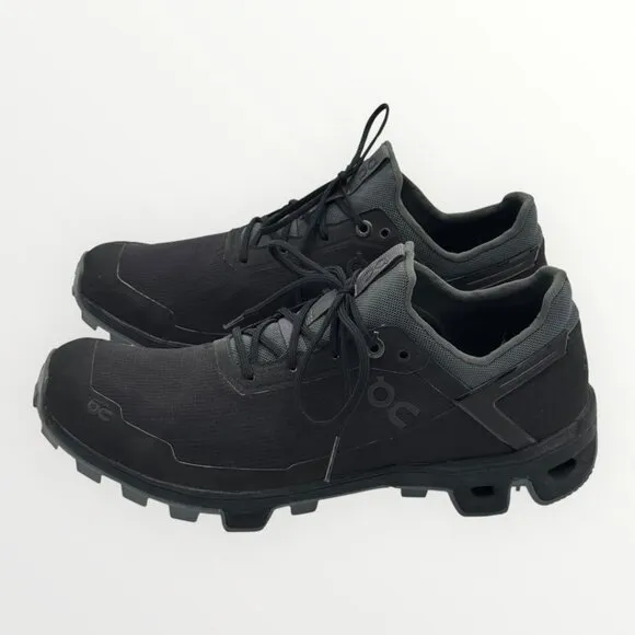 On Cloud On Running Cloudventure Peak Shoes Womens Trail Hiking Running Black