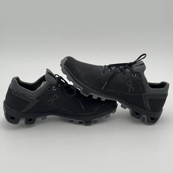 On Cloud On Running Cloudventure Peak Shoes Womens Trail Hiking Running Black