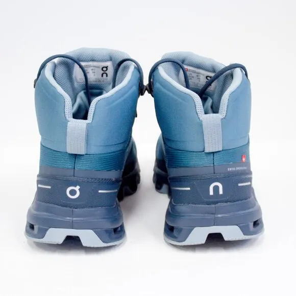 On Cloud On Running Women's Size 7 Cloudrock Storm Wash Blue Hiking Boots Sporty