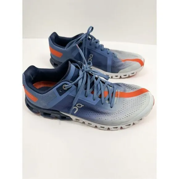 On Men's Running Cloudflow 3.0 Sneakers Shoes Light Blue Lake Flare Size 8.5