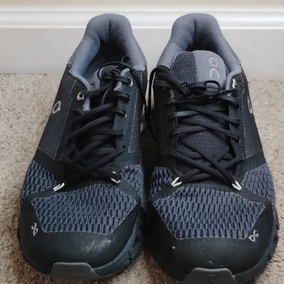 ON Running Black and Gray Sneakers Men's Size 8