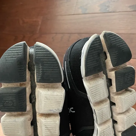 On Running Black Athletic Shoes