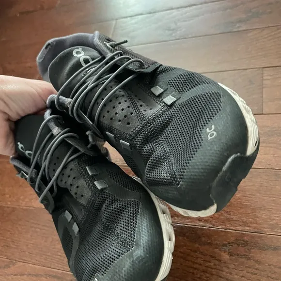 On Running Black Athletic Shoes