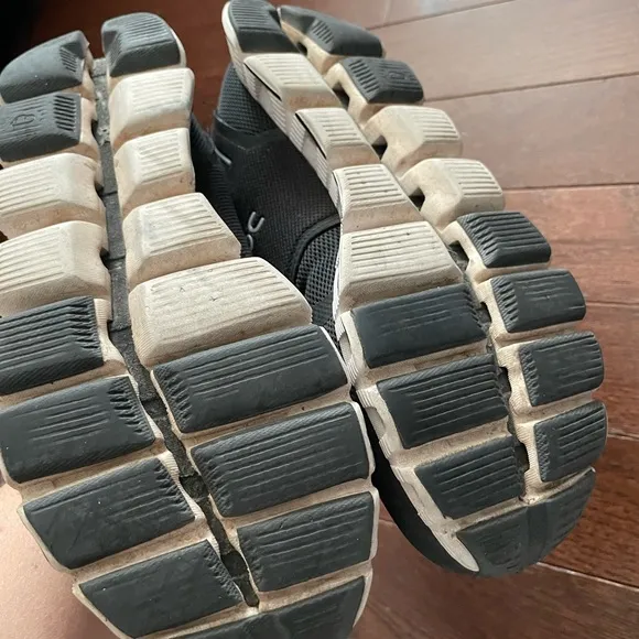 On Running Black Athletic Shoes