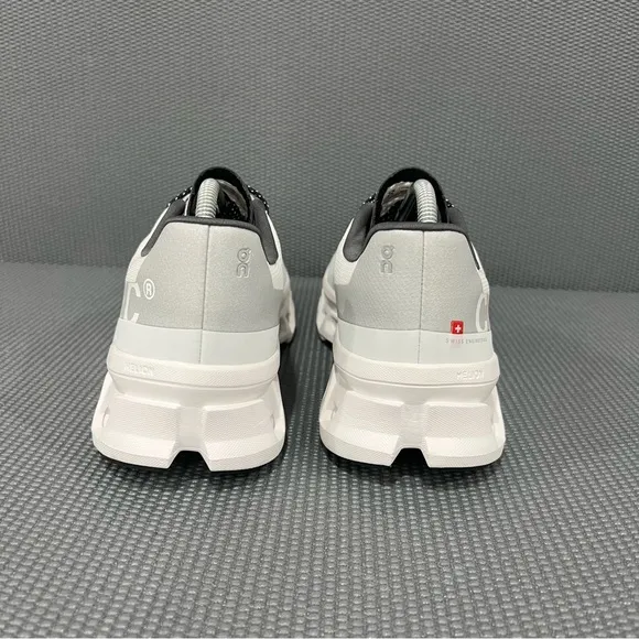 On Running Cloud Monster White Black Womens Athletic Running Sneaker Shoes Sz 11
