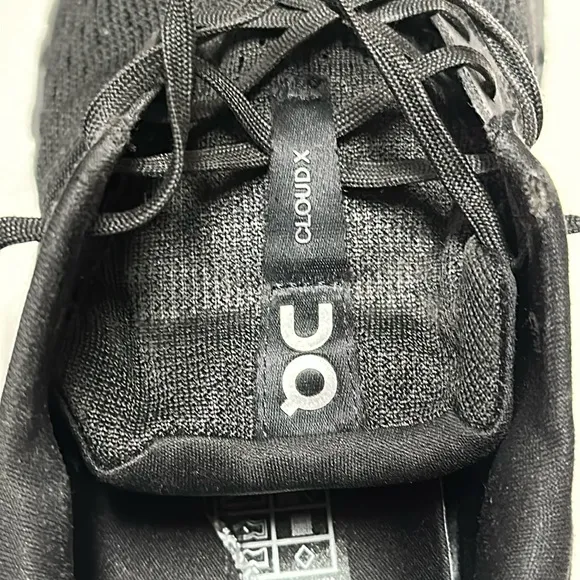 On Running Cloud X 4 Running Men's Black/ Eclipse Shoes Size 11.5
