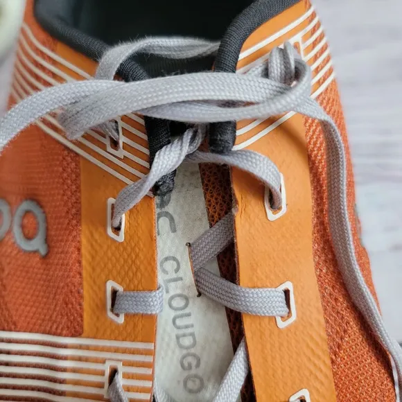 On Running Cloudgo Cloudtec Turmeric Orange Sneakers Mens 11