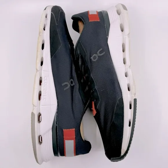 On Running Cloudnova Form On Cloud Running Sneakers Color Blk/Orange SZ 11.5