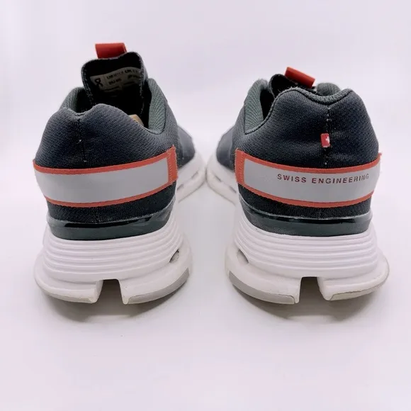 On Running Cloudnova Form On Cloud Running Sneakers Color Blk/Orange SZ 11.5