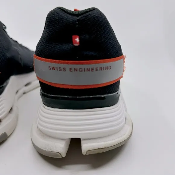 On Running Cloudnova Form On Cloud Running Sneakers Color Blk/Orange SZ 11.5