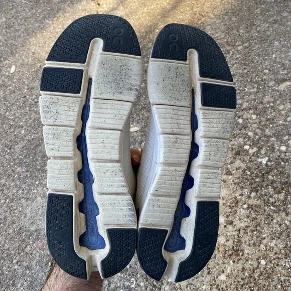 On Running Cloudrift Running Shoes White Blue Black Size 10.5 Men's