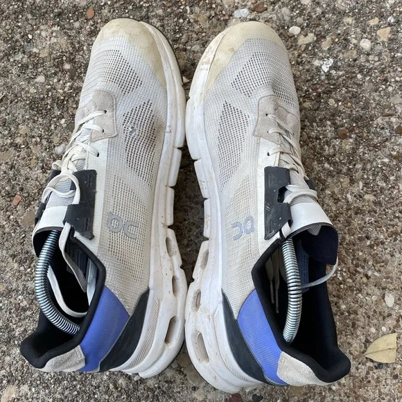 On Running Cloudrift Running Shoes White Blue Black Size 10.5 Men's