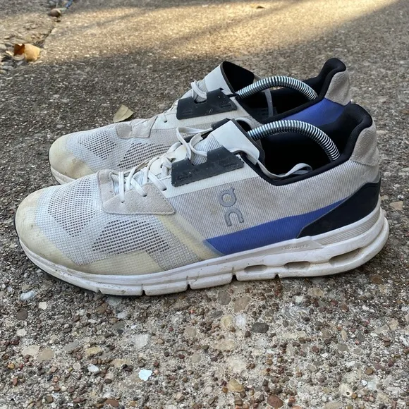 On Running Cloudrift Running Shoes White Blue Black Size 10.5 Men's