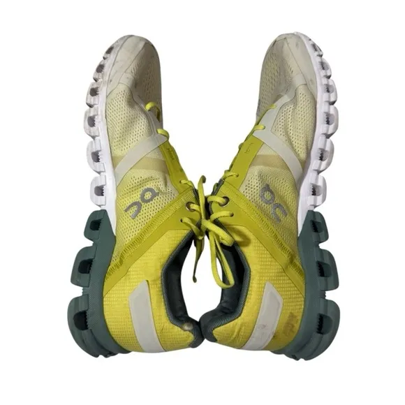 On Running On Cloudflow V2 Citrus Sea Mens Athletic Running Shoes Size 7